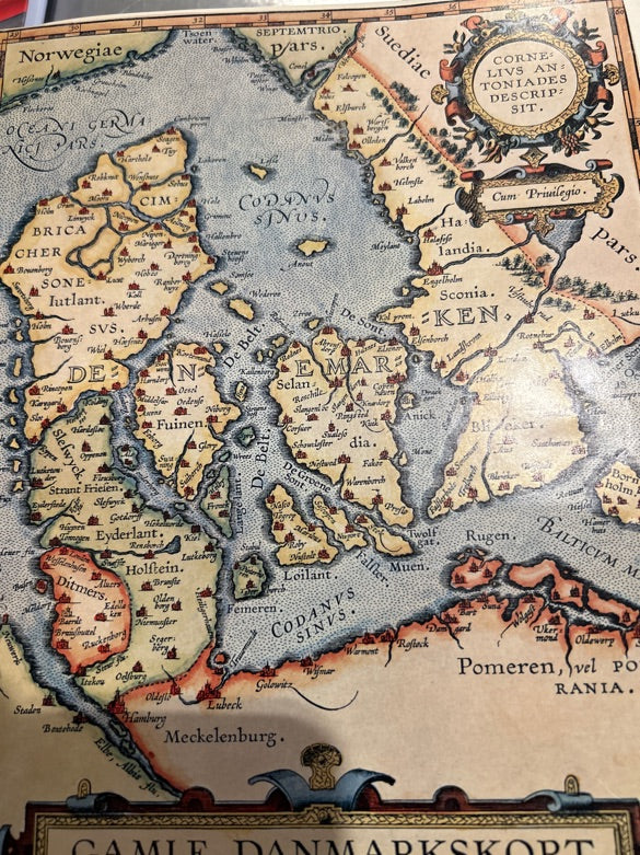 Gamle Danmarkskort